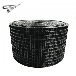 ECO FRIENDLY 6in X 100FT Galvanized Welded PVC Coated Solar Panel Mesh for Critter Guard With 100 Round Fastener Clips