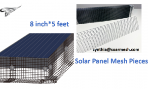 1/2″X1/2″ PVC Coated Weld Mesh Bird Proofing Solar Panel Wire Mesh Pieces for Bird Barrier