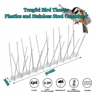 Stainless Steel  Bird Spikes For Small Birds Anti Bird Spike Animal