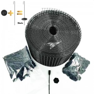 Solar Panel Bird Guard 8′′ X 100′ Solar Mesh Guard Kit PVC Coated Wire Mesh Screen