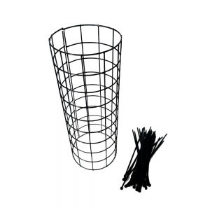 Sturdy metal rabbit barrier plant protector for keeping rabbit chicken animals out of the garden