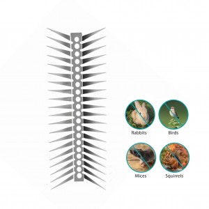 32mm Pigeon Spikes Stainless Steel Squirrel Spikes Spike Strips for Animals Birdhouse Accessories for Bird Squirrel Fence