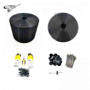 6in x 100ft Solar Panel Bird Critter Guard Roll Kit with 60 Fastener Solar Clips Solid Bees & Bats Bird Netting Product