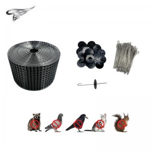 6in x 100ft Solar Panel Bird Critter Guard Roll Kit with 60 Fastener Solar Clips Solid Bees & Bats Bird Netting Product