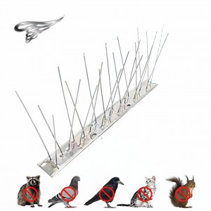 Outdoor Stainless Steel Pigeons Sparrow Prickle Anti Bird Spikes Pest Control