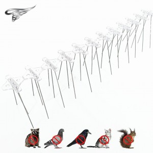 Customized Bird Control Anti Pigeons Residential Roof Birds Spikes 304 Grade Stainless Steel Factory Direct