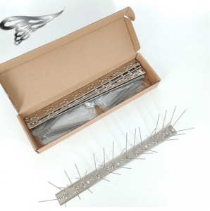 Bird Spikes with Stainless Steel Base, Durable Bird Repellent Spikes Arrow Pigeon Spikes Fence Kit for Deterring Small Bird