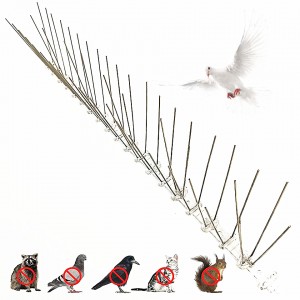 Physical barriers are the most effective way to keep birds off.