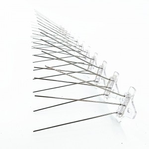 Stainless Steel 304 And Plastic 48cm Base Anti-Bird UV Resistant Rust-resistant Pigeon Spikes
