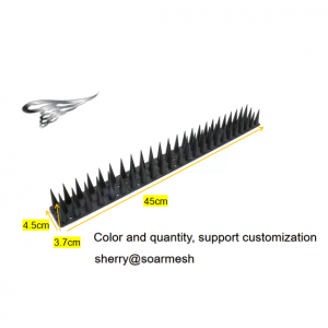 Effectively Keep Pigeons Squirrels Raccoons Cats Crows Away-Plastic Bird Deterrent Spikes for Pest Control