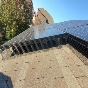 8”x100ft Pvc Welded Mesh Solar Panel Bird Wire guard kit proof pigeon net for Solar Panels