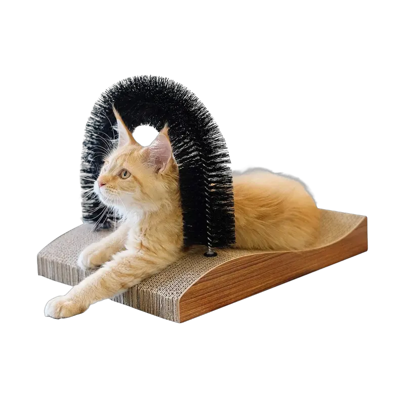 The Ultimate 2-in-1 Self-Grooming Cat Scratching Massager: The Perfect Solution for Feline Health