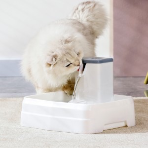 New 3.1L PP Automatic Waterfall Design Pet Water Dispenser Cat Feeding Water Fountain