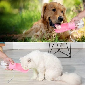 Travel Portable Dog Drinking Water Bottle Foldable Cat Outdoor Drinking Bottle