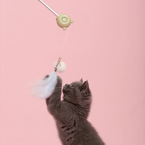 Wholesale Interactive Infrared Laser Teases Cat Stick Auto-Telescopic Teaser