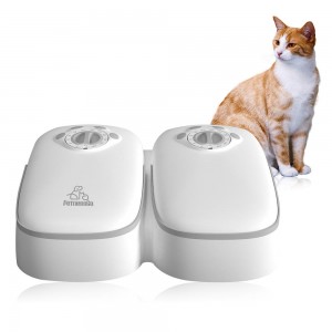 Amazon Best Seller PeTnessGO Smart Automatic 2 Meals Cat Feeder