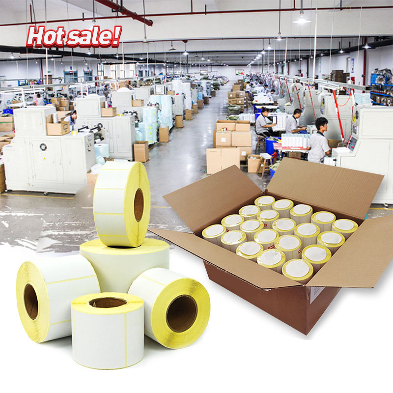 High definition Top Coated Thermal Label Jumbo Roll - Packaging Label Custom Logo Waterproof Thank You Sticker Roll – Petra