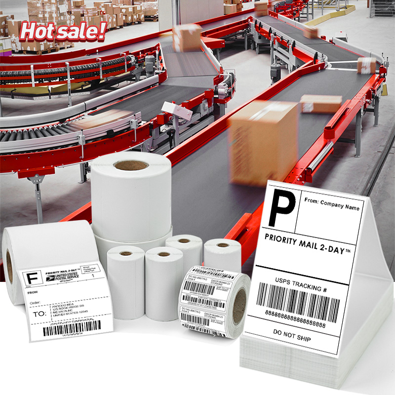 8 Year Exporter 4×6 Shipping Label Jumbo Rolls - Packaging Labels Printed Logo Vinyl Waterproof Roll Stickers – Petra