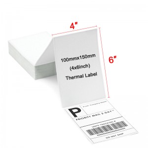factory customized Buy Shipping Label Ups - Thermal Shipping Printed Labels High Quality  4 x 6 – Petra