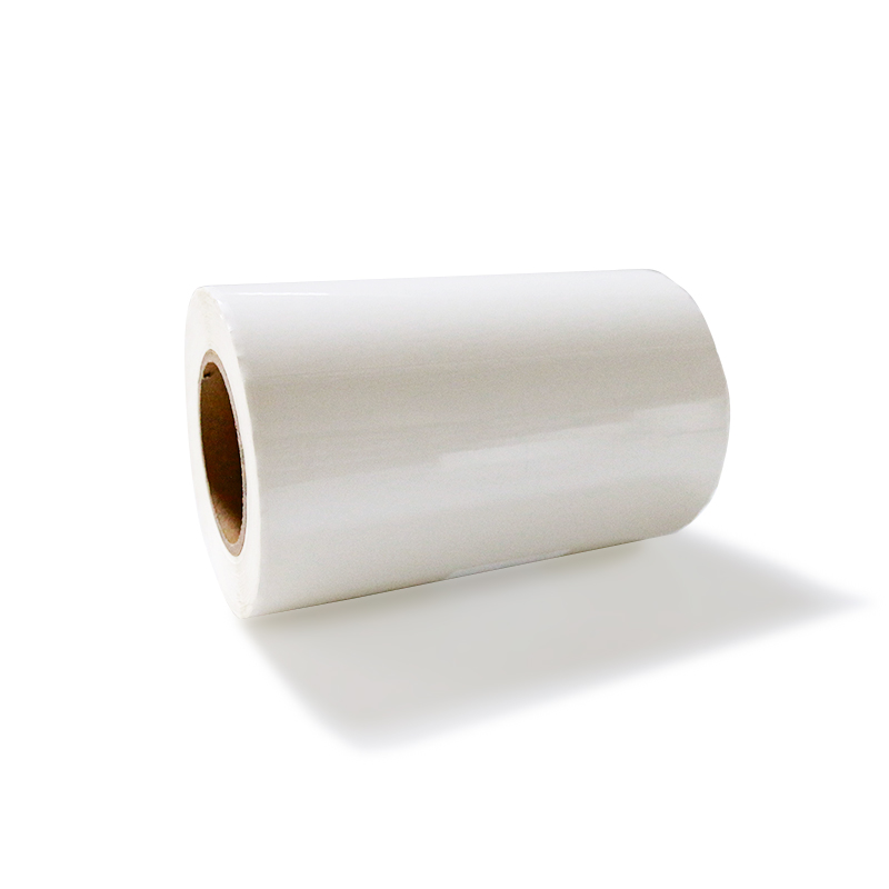 60 μm PP weiß glänzend/Acryl/60 g/m² weißes Pergamin