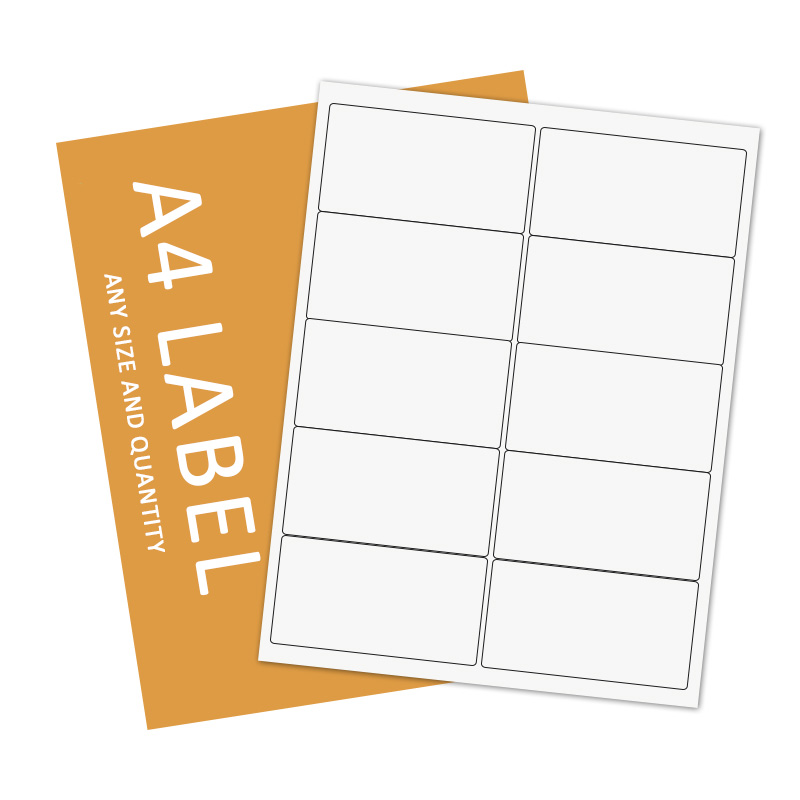 a4 label sheet sizes dimensions sticky