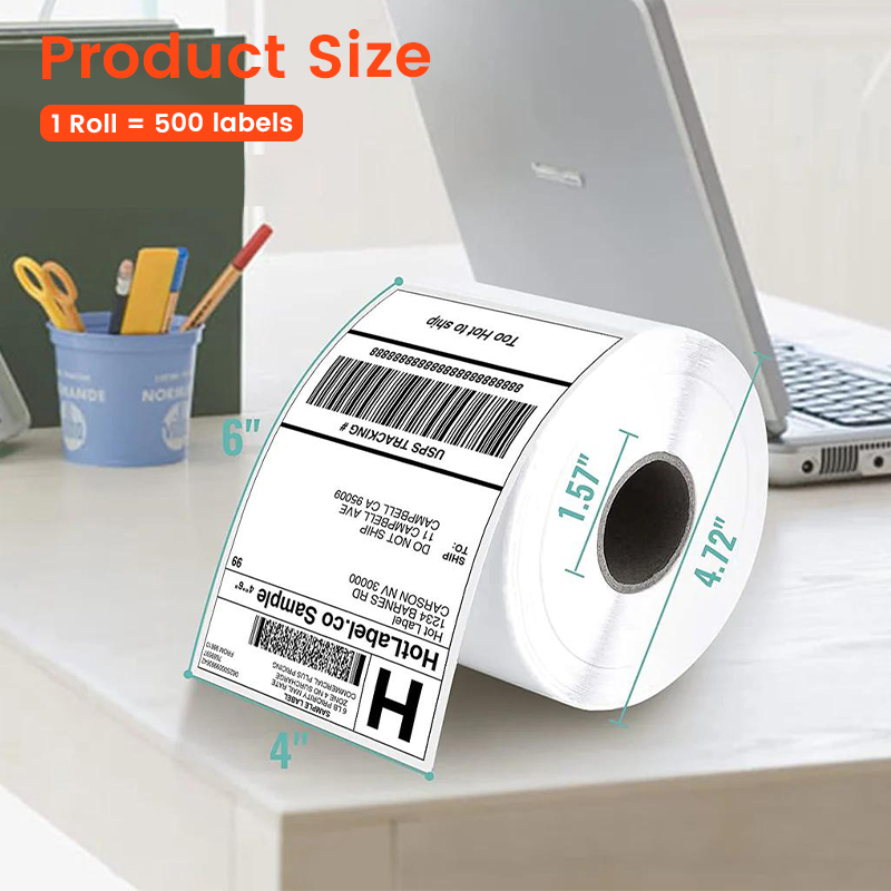 label jumbo roll for postage shipping label