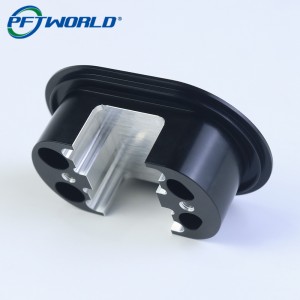 CNC milling parts AL6061-T6 black oxide & sandblasting