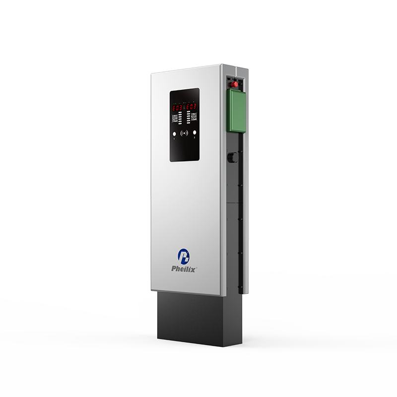 OCPP1.6j Commercial use EV Charging point 2x7kw dual/Twins with wireless payment and DLB (Dynamic loading balance ) function