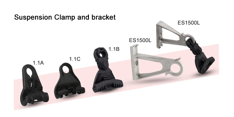 Suspension clamp is also known as suspension fitting or clamp suspension.