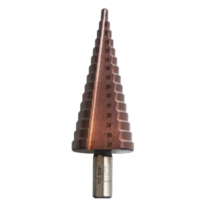 Seshoekskag titanium trapboorpunte 3-12mm 4-12mm 4-20mm HSS-kraggereedskap HSS-houtmetaalboor