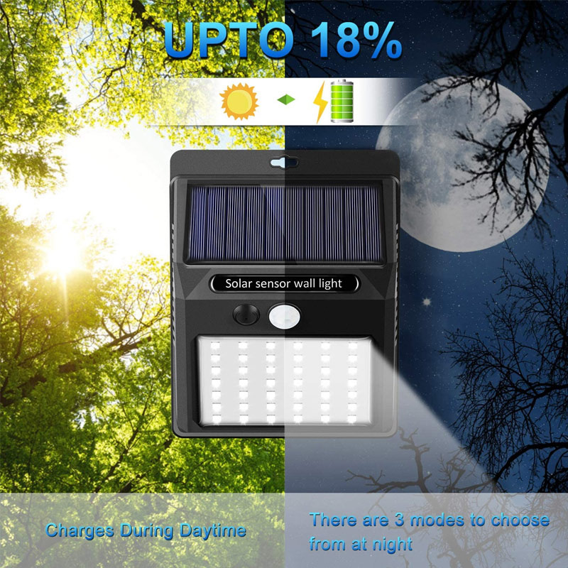 Solar Outdoor Lights Solar Motion Sensor Security Lights Ultra-Bright, Wireless Wall Lights Solar Powered for Outside Patio Garden Backyard Fence Stairway