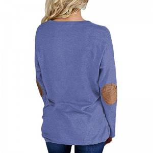 Plain Cotton Long Sleeve Women T-Shirt PY-CT001