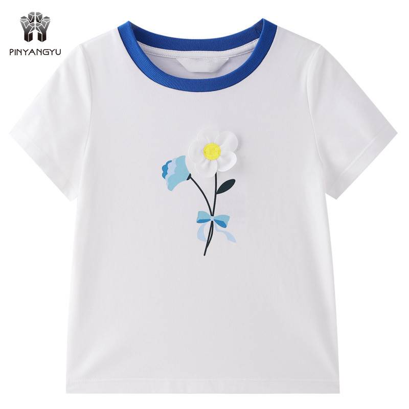 8 Years Old Short Sleeve Girl T-Shirt PY-GD001 Featured Image