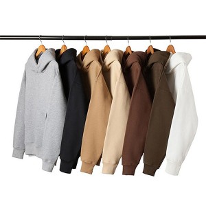 Wholesale Plain logo 100% Organic Cotton Men’s Sweatshirt Blank Fleece Oversized Custom Unisex Men Hoodies PY-NW012