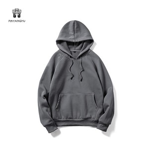 Wholesale Plain Hoodies  Blank Cotton Sweatshirt Custom Logo Unisex Men Hoodies PY-MW017