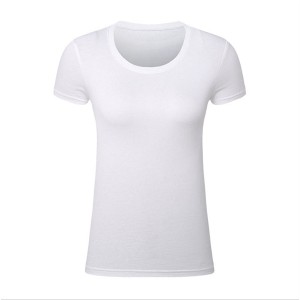 Summer short-sleeved solid color women’s cotton all-match t-shirt PY-DT015