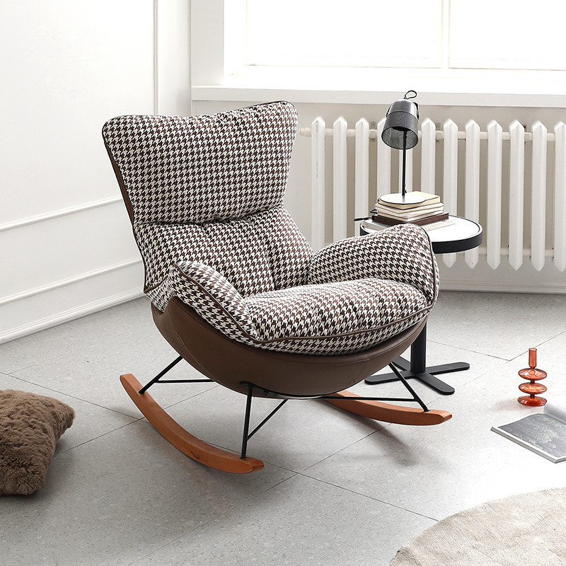 Swallow brid design furniture sofa luxury single rocking lounge chair (1)