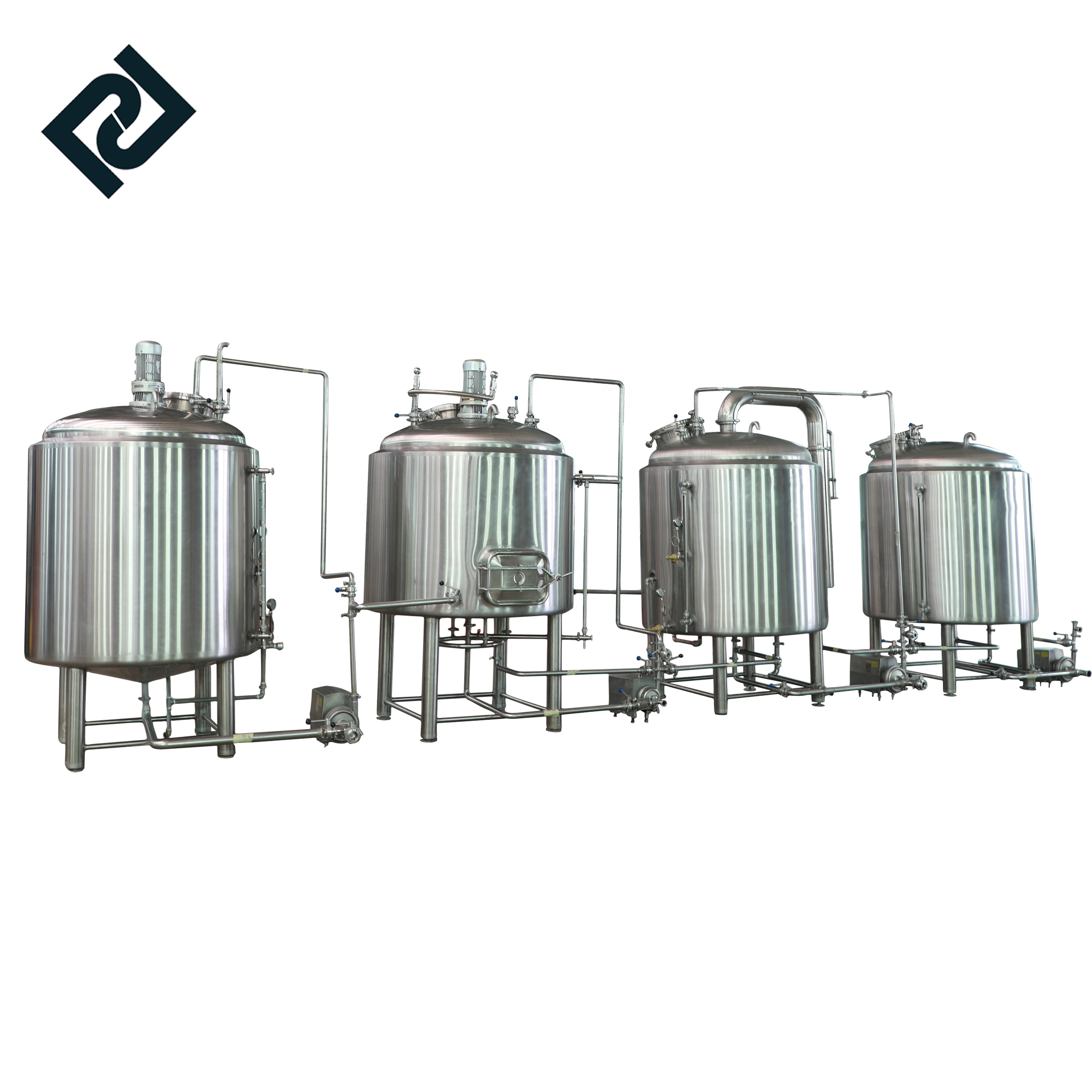OEM/ODM Manufacturer 100 L Mash Tun - PLC control automatic beer brewing system fermentation systems equipment – Pijiang