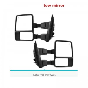 Pair Tow Mirrors for 2008-2016 Ford F250 F350 Super Duty Heated Turn Signal