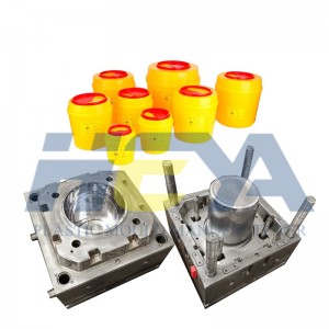 plastic clinical waste container mould
