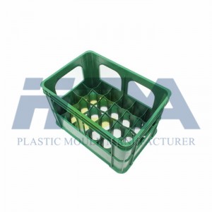 plastic injection crate mould for packaging beer bottle