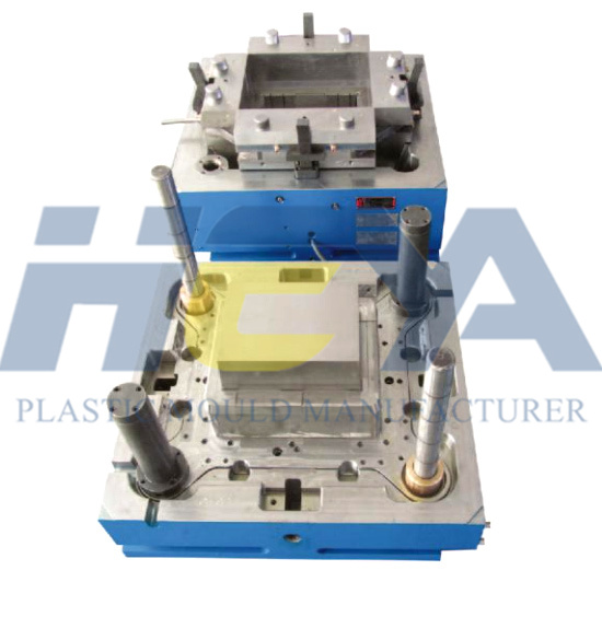 plastic injection turnover bin mould