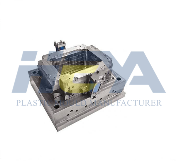 stackable plastic crate mould