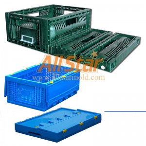 PP PE ABS Plastic Collapsible Crate Mold