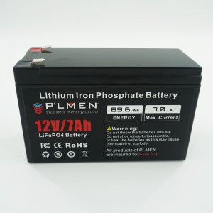 LFP 12V/12.8V 7ah LiFePO4 solar street light Battery Lithium Iron Phosphate Battery Lithium ion Battery with Built-in BMS