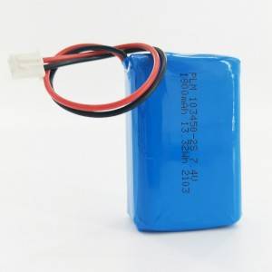 High performance rechargeable  lipo 103450 2000mAh 3.7v lipo battery pack