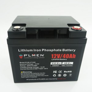 Deep cycle 12.8V Rechargeable Lithium iron Phosphate Battery Lifepo4 Battery Customized 12V 40ah for Solar Power Floodlight4