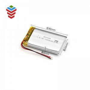 High quality lipo battery 3.7v 803048  1200mAh for consumer electronics products