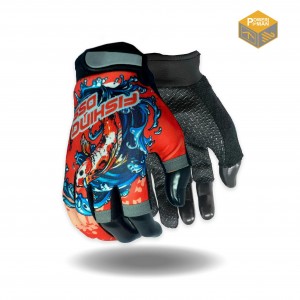Powerman® Premium Summer Use Fishing Glove with Open Finger Design