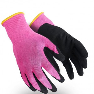 Powerman® Innovative Sandy Nitrile Coated Colorful Polyester Shell Glove